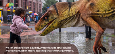 Quality Realistic Animatronic dinosaur factory
