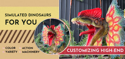 Quality Realistic Animatronic dinosaur factory