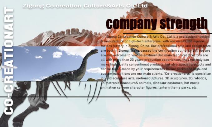 3 Meters Customized Robotic Life Size Animatronic Dinosaurs For Amusement Park 5