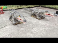 Water Resistant Animatronic Crocodile Customized Simulation Animals