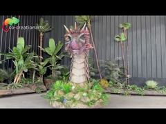 Animatronic Dragon Theme Park Decoration Life Size Realistic Dragon Model