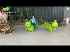 Amusement Park Caterpillar Scooter Playground Equipment Realistic Cartoon Ride