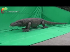 Realistic Animatronic Komodo Dragon With Dynamic Motion & Natural Habitat Detailing