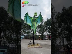 Customizable Animatronic Dragons Theme Park Animatronics Anting Aging