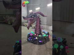 Western Fiery Animatronic Dragons sun proof