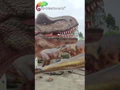 Life Size Animatronic Dinosaur T-Rex Realistic Dinosaur Model For Amusement Park