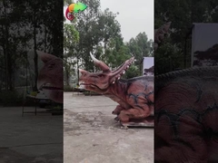 Animatronic Triceratops Model For Theme Park Decoration