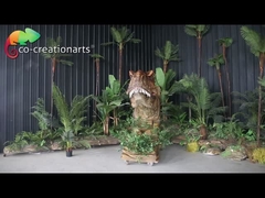 Life Size Jurassic World Animatronic T Rex Head Dinosaur Infrared Sensor Control