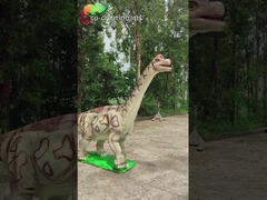 Waterproof Life Size Animatronic Dinosaur Jurassic Brachiosaurus For Amusement Park