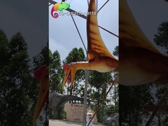 Water Resistant Pterosaur Life Size Animatronic Dinosaurs 1.8m Width