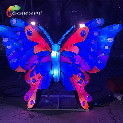 Zigong Outdoor Waterproof Chinese Lanterns Butterfly Lanterns high strength