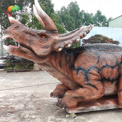 Animatronic Triceratops Model For Theme Park Decoration