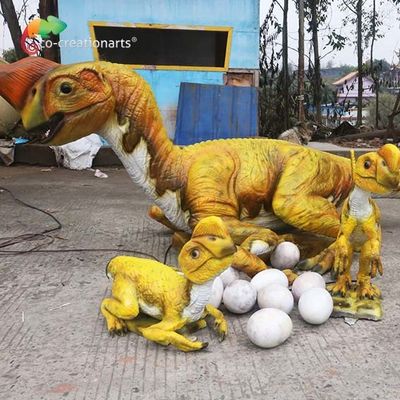 Amusement Park Life Size Robotic Dinosaur Animatronic Oviraptor