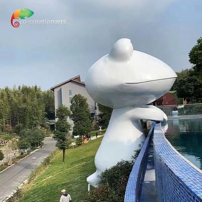 Good price Theme Water Park Fiberglass Animatronic Frog Statue weather resistance online