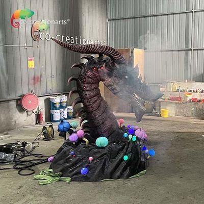 Western Fiery Animatronic Dragons sun proof
