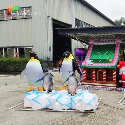Buy Aquarium Park Chinese Festival Lanterns Penguin Lantern Weather Resistance online manufacture