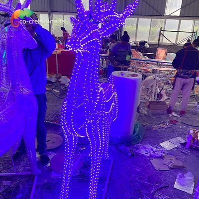 Good price high durability Custom Chinese Lanterns Christmas Deer Lantern For Vacation Show online