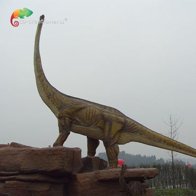 Good price 18M Large Fiberglass Dinosaur Resin Mamenchisaurus Model  Weather Resistance online
