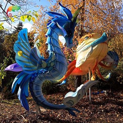 Buy Aquarium Amusement Exhibition Chinese Festival Lanterns Hippocampus Animal Lanterns online manufacture