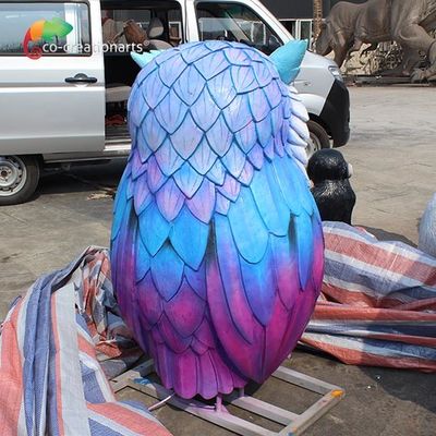 Programmable Fiberglass Animatronic Owl For Amusement Park