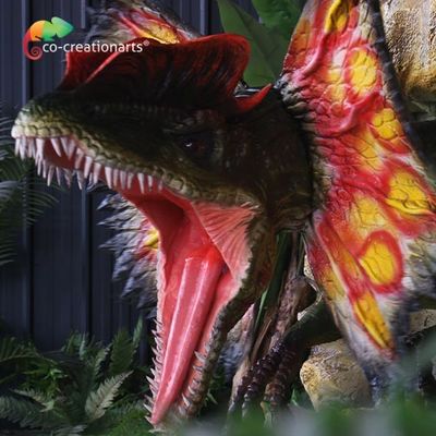 Roar Sound Dinosaur Animatronics In Theme Park Museum Exhibition