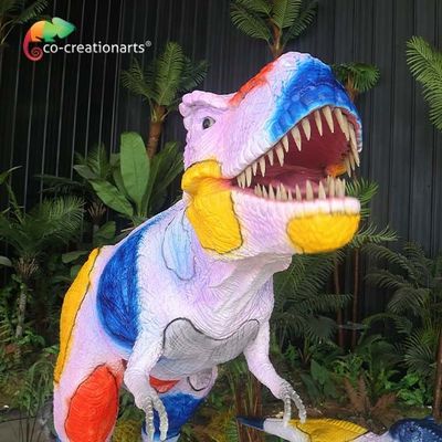 Good price Amusement Park Life Size Animatronic Dinosaur Family Customized Sound online