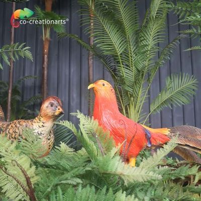 Good price Movement Realistic Animatronic Animals Customized Size Golden Pheasant online