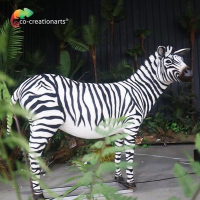 Good price Simulated Moveable Zebra Realistic Animatronic Animals For Zoo Exhibition Amusement Park online