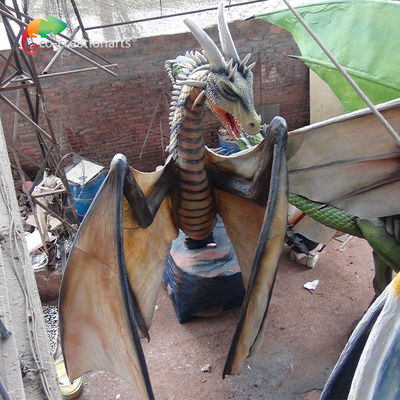 Remote Control Realistic Dragon For Theme Park Attraction