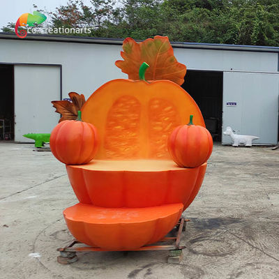 Buy Kumpkin Bench Fiberglass Animatronic For Halloween Decoration online manufacture
