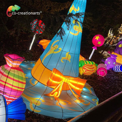 Traditional Magic Theme Chinese New Year Lanterns For Festival Decoration