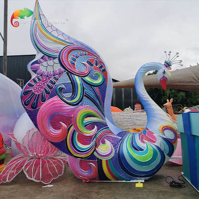 Swan Decorative Chinese Festival Lanterns Lighting With Led Light Source Festival Of Lights