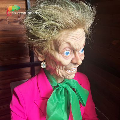 Animatronic Human Life Size Simulated Human In Toilet For Theme Park Decoration