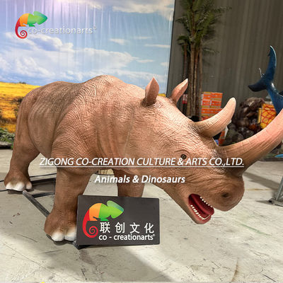 Good price Animatronic Animals Simulation Rhino For Amusement Park Decoration online
