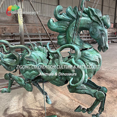 Customized Mechanical Horse For Museum Decoration Shopping Center