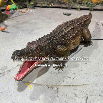 Good price Life Size Animatronic Crocodile Simulation Animals For Zoo Park Decoration online