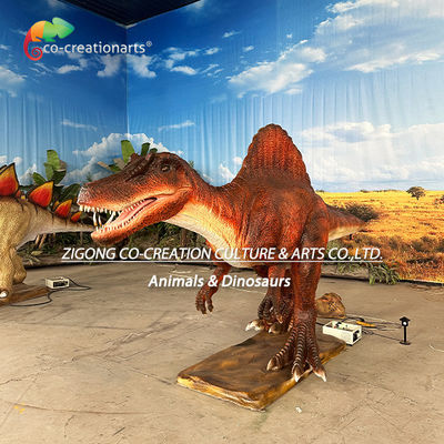 Realistic Animatronic Dinosaur Spinosaurus: Multi-Motion Showstopper With Articulated Limbs, Vivid Coloration & Aquatic Ambiance