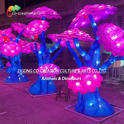 Engineering Impact and Durability Orange Bird Sculptures for Eye-Catching Lantern Tree Decorations