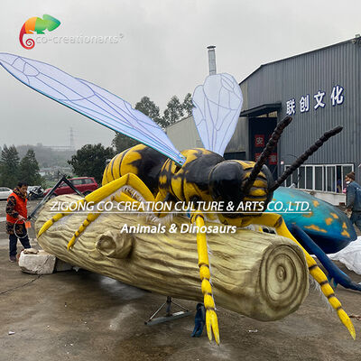 Animatronic Insects Giant Animatronic Bee For Theme Park Decoration