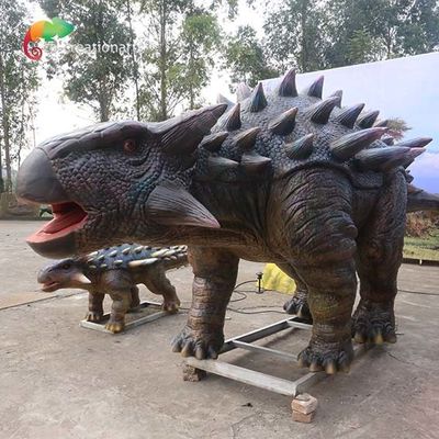 Good price Waterproof Theme Park Life Size Animatronic Dinosaur Realistic Ankylosaurus For Amusement Park online