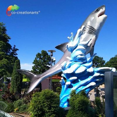 Good price Aquarium Realistic Animatronic Animals Shark Wave Realistic Model For Sea World Exhibition online