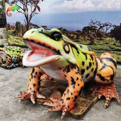 Good price Landscape Decoration Realistic Animatronic Animals Life Size Frog Water Resisting online