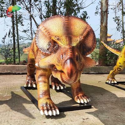 Good price Resin Protoceratops Large Fiberglass Animal Statues Dinosaur Smooth Surface online