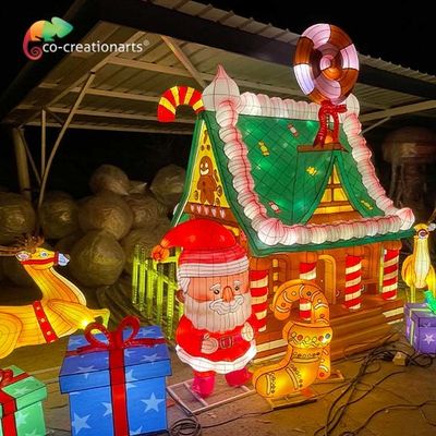 Good price CE Water Resistant Giant Christmas Lantern Christmas House Lantern For Show online