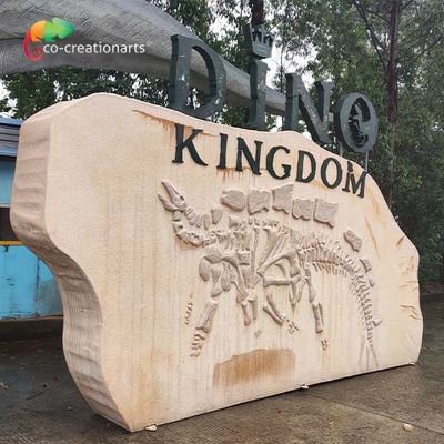 Good price Anti Water Custom Made Animatronics Fiberglass Logo For Amusement Park Decoration online