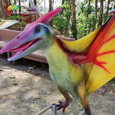 Good price ISO 110VAC Realistic Dinosaur Animatronic Pterosaur Playground Equipment online