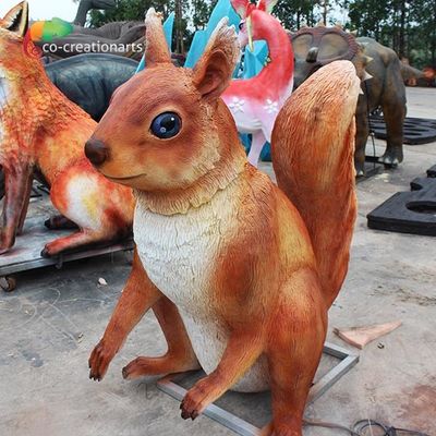 Good price ISO Fiberglass Sculpture Squirrel Illuminated Animals Customizable online