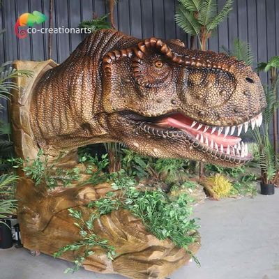 Good price Life Size Jurassic World Animatronic T Rex Head Dinosaur Infrared Sensor Control online
