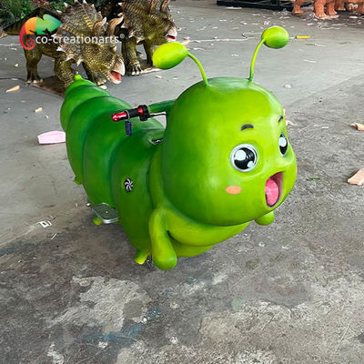 Amusement Park Caterpillar Scooter Playground Equipment Realistic Cartoon Ride