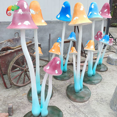 Good price Animatronic Realistic Mushroom Ornaments For Theme Park Decorations online